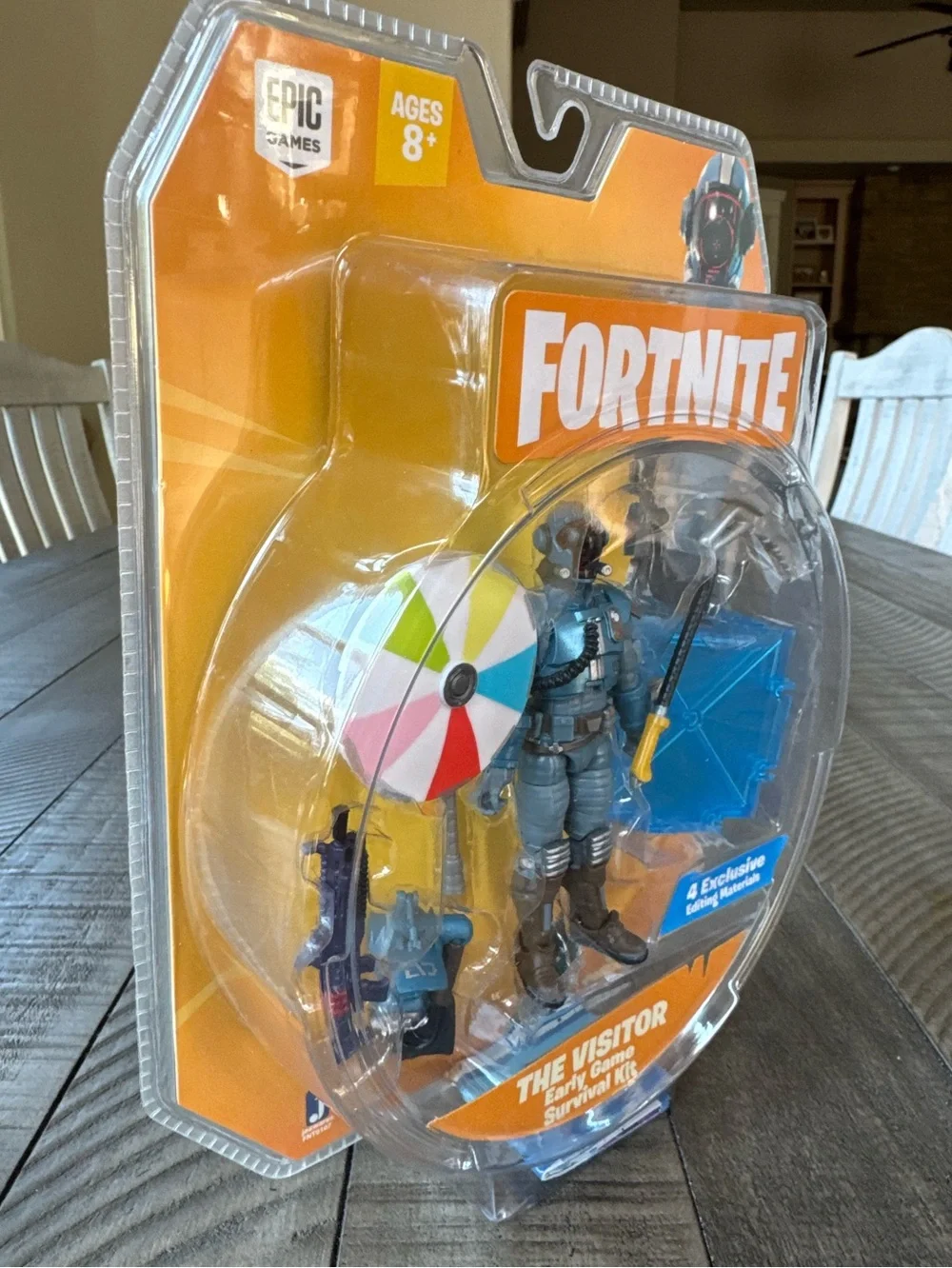 Fortnite Early Game Survival Kit - The Visitor Action Figure Playset (NIB)